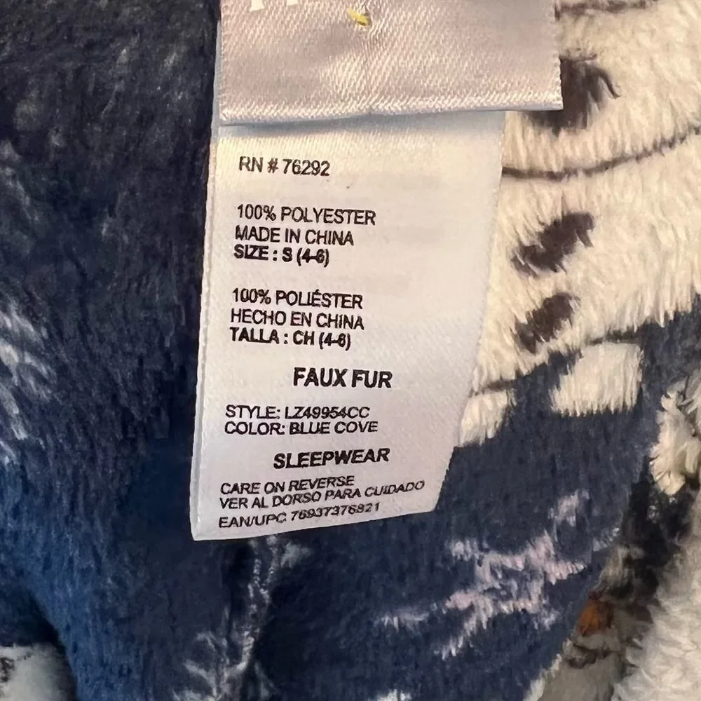 Disney Frozen One Piece Hoody‎ Pajamas - Picture 7 of 7
